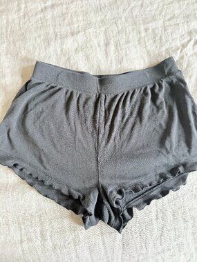 Marine Layer Luxe Rib Ruffle Short